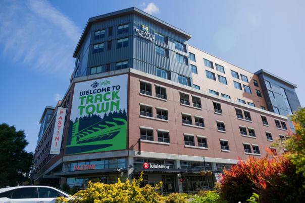 TrackTown Banner - Hyatt Place