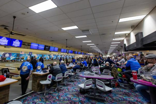 A full bowling alley