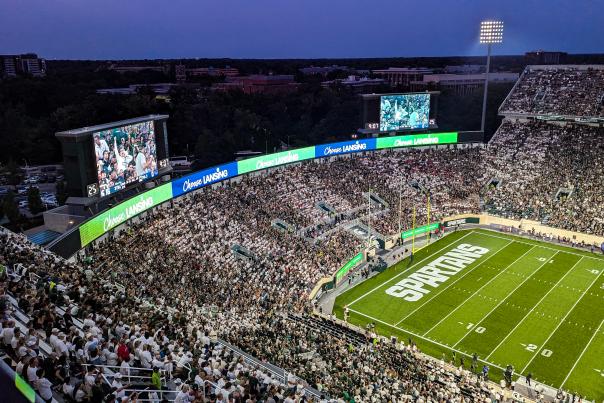 Full crowd at Spartan Stadium