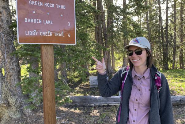 Trailhead in Medicine Bow National Forest for Cowboy Character Challenge