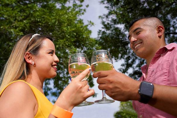 Harvest wine fest 2022 couple