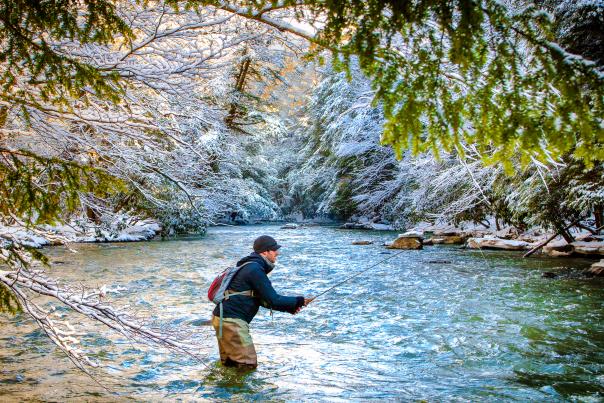 Winter Fishing Laurel Highlands