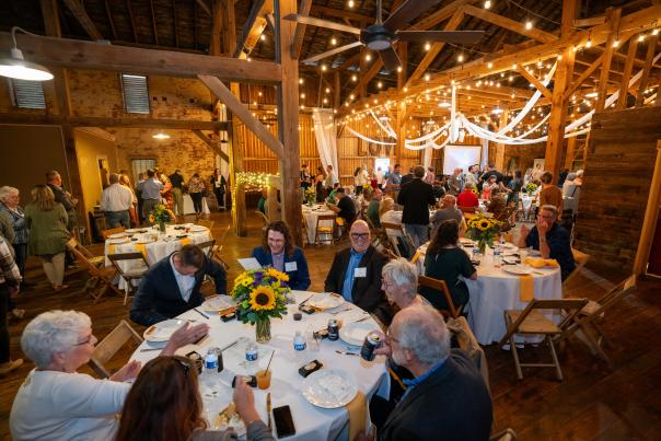 Travel and tourism partners gather for GO Laurel Highlands’ Annual Dinner at the Big Barn at West Overton Village.