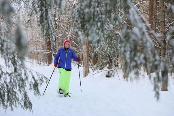 Snowshoeing