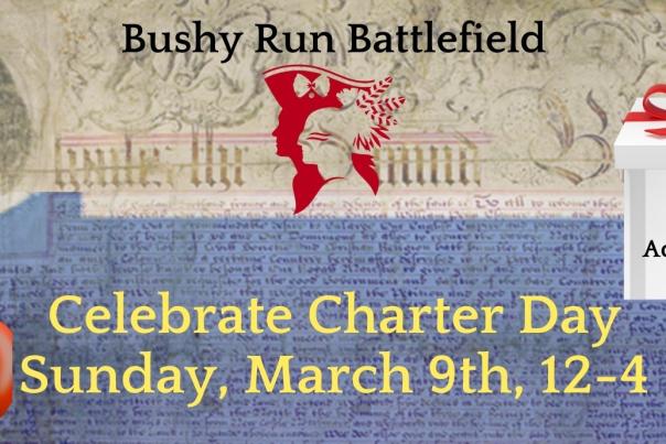 Bushy Run Battlefield in Jeannette is offering free admission from noon to 4 p.m. on Sunday, March 9, 2025, to celebrate Charter Day.