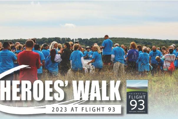 Friends of Flight 93 National Memorial will host the annual Heroes' Walk on Sept. 9, 2023.