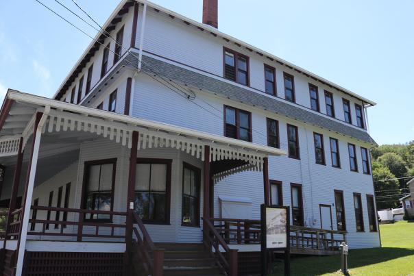 The Club House was the center of activity for members and guests at Lake Conemaugh.
