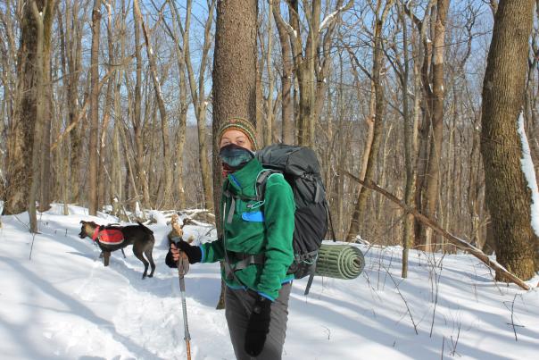 Laurel Ridge State Park Hiking Winter