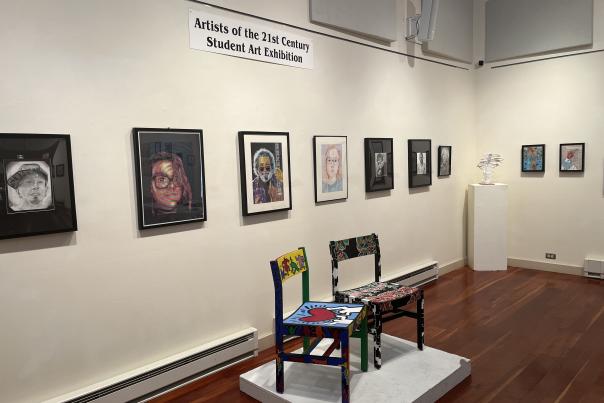 Student artwork will be displayed at SAMA Ligonier from February 14, 2025, until April 20, 2025.