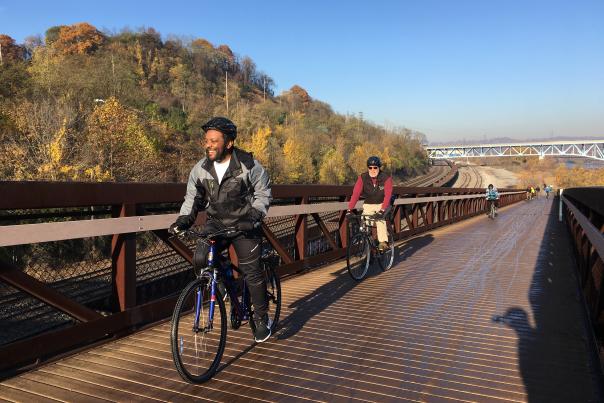 A key segment in the popular 150-mile Great Allegheny Passage (GAP) will be closed for two weeks in April 2025 so that contractors can address rockfall and mudslides between mile markers 136 and 138 (Duquesne and West Mifflin/Homestead) in Allegheny County, Pennsylvania