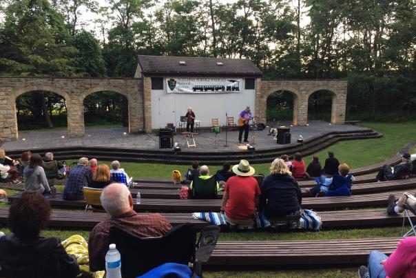 Band performing at Allegheny Portage Railroad National Historic Site