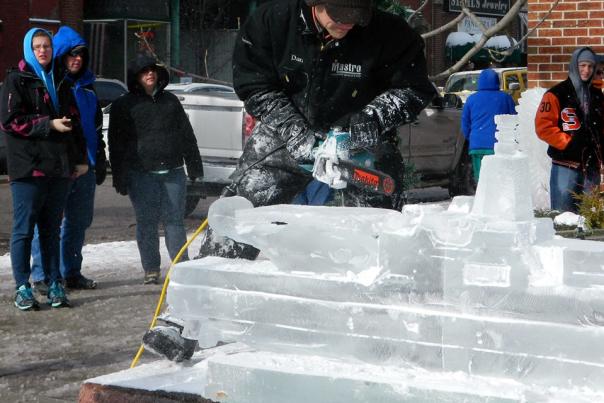 Fire & Ice Festival Sculpting