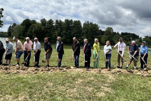 Officials broke ground on the Dunlap Creek Park Walking Trail on Friday, Aug. 2, 2024. iday,