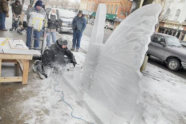 Downtown Tecumseh Ice Sculpture Festival