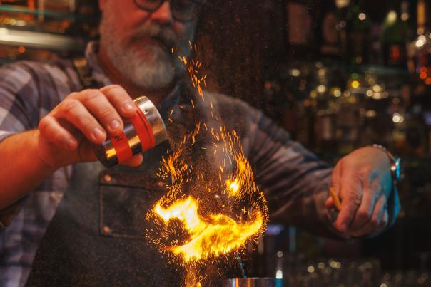 Bourbon flame