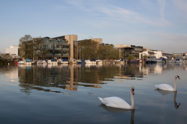 Image shows the University of Lincoln campus.
