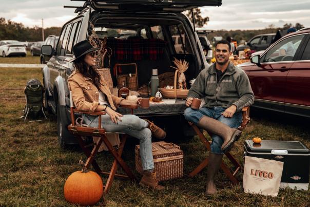 Couple at Hunt Races