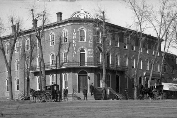 The Imperial Hotel and Longmont’s Main Street, early 1909.