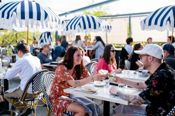 Patio dining