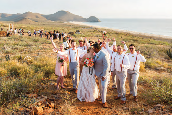 Wedding Group in Desert