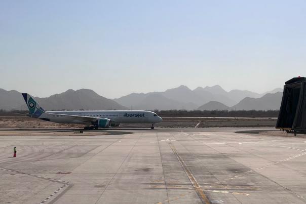 Iberojet aterrizando