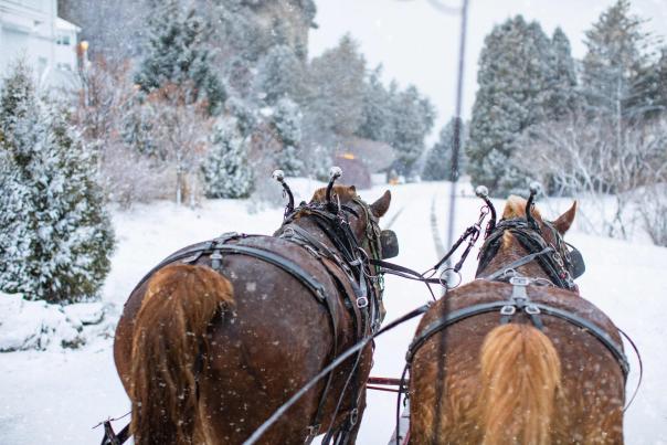 Visiting Mackinac Island in December
