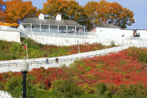 Fall Color on Mackinac Island -- and Spring and Summer, too