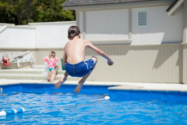 Swimming pools on Mackinac Island