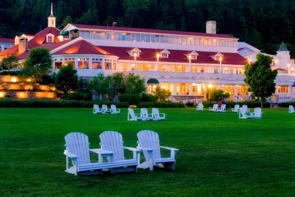 Wine, sunglasses and Adirondack chairs: relaxing on Mackinac