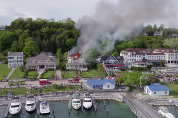 Amazing Mackinac Island Wedding Stories: Saved from the Fire!