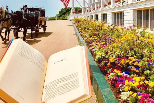 Where to read a good book on Mackinac Island