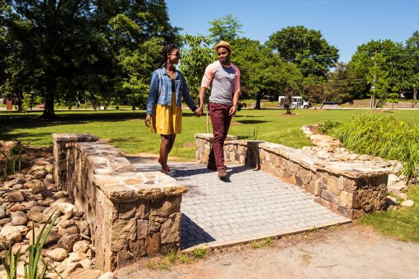 Couple at Tattnall Square Park