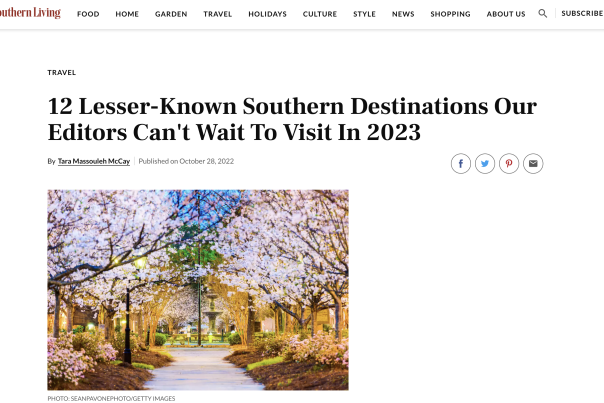 Southern Living Article Screenshot