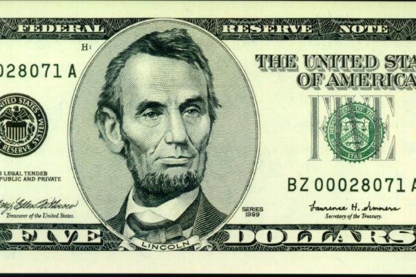 Five Dollar bill