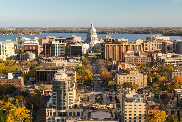 Aerial View of Madison