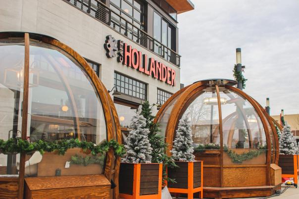 Domes at Cafe Hollander Winter 20201