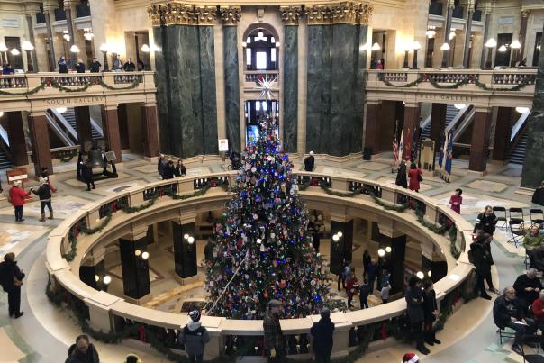 Wisconsin State Capitol Holiday Tree