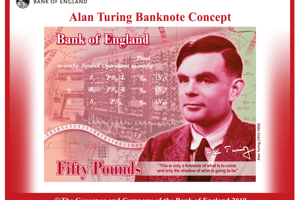Alan Turing to be the face of new £50 note