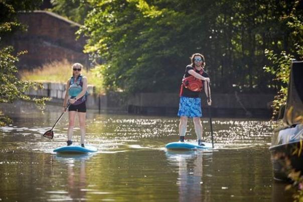 Bridgewater Canal welcomes paddle boarders to help mark 260th anniversary of the waterway