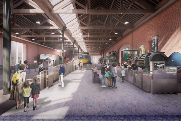 Inside CGIs of power hall at Science and Industry Museum opening this summer