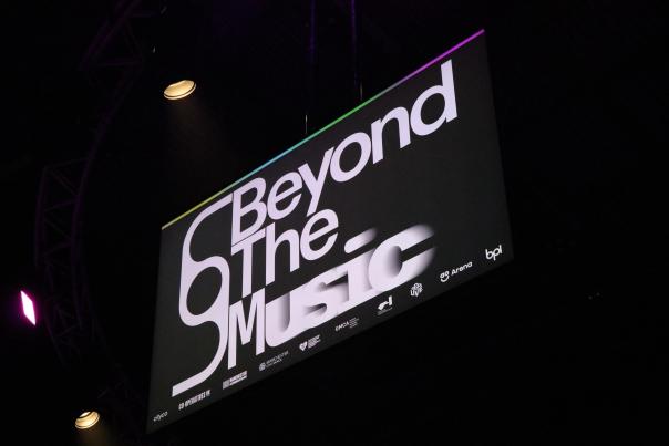 Beyond the Music Manchester signage