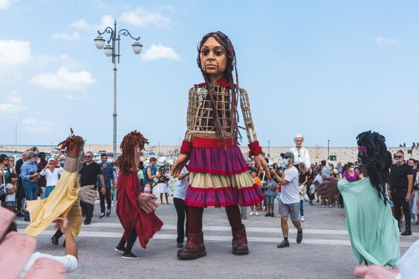 Manchester welcomes Little Amal for the culmination of The Walk