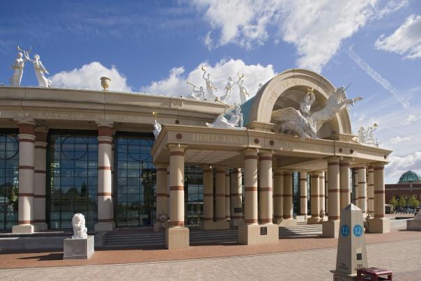 Outside image to the Trafford Centre Entrance