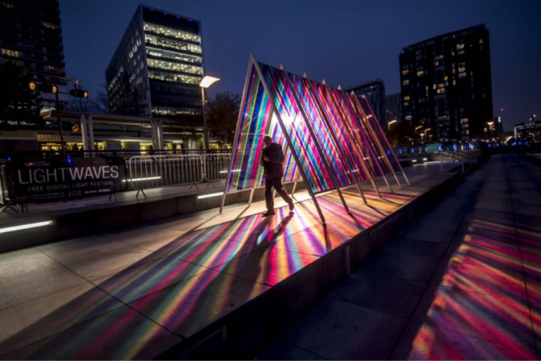  Celebrating 10 years: Lightwaves Salford returns this winter with a spectacular trail of illuminated artworks.