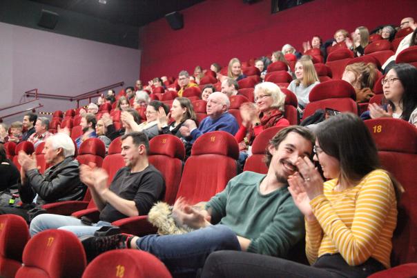 Audience of people attending Manchester Film Festival