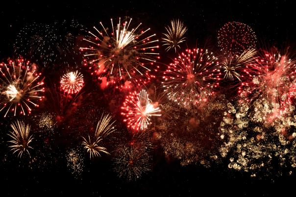 Fireworks display in greater manchester