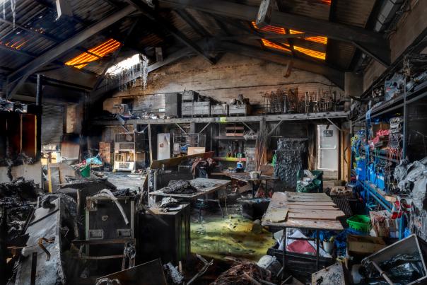 Immersive arts company Walk the Plank need your help to fund a new roof for their fire-damaged Salford Workshop 