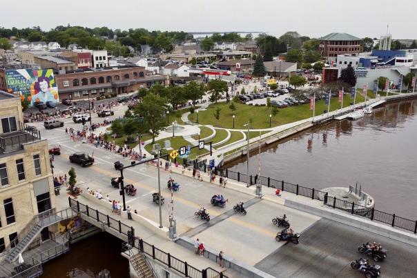 Fourth of July 2024 Parade Drone Shot