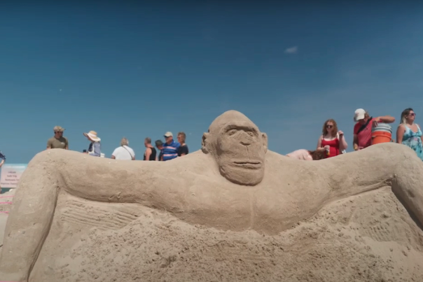 Planet of the Apes 2024 Wisconsin Sand Sculpting Festival