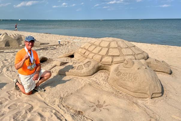 Bob May Sand Sculpting Winner